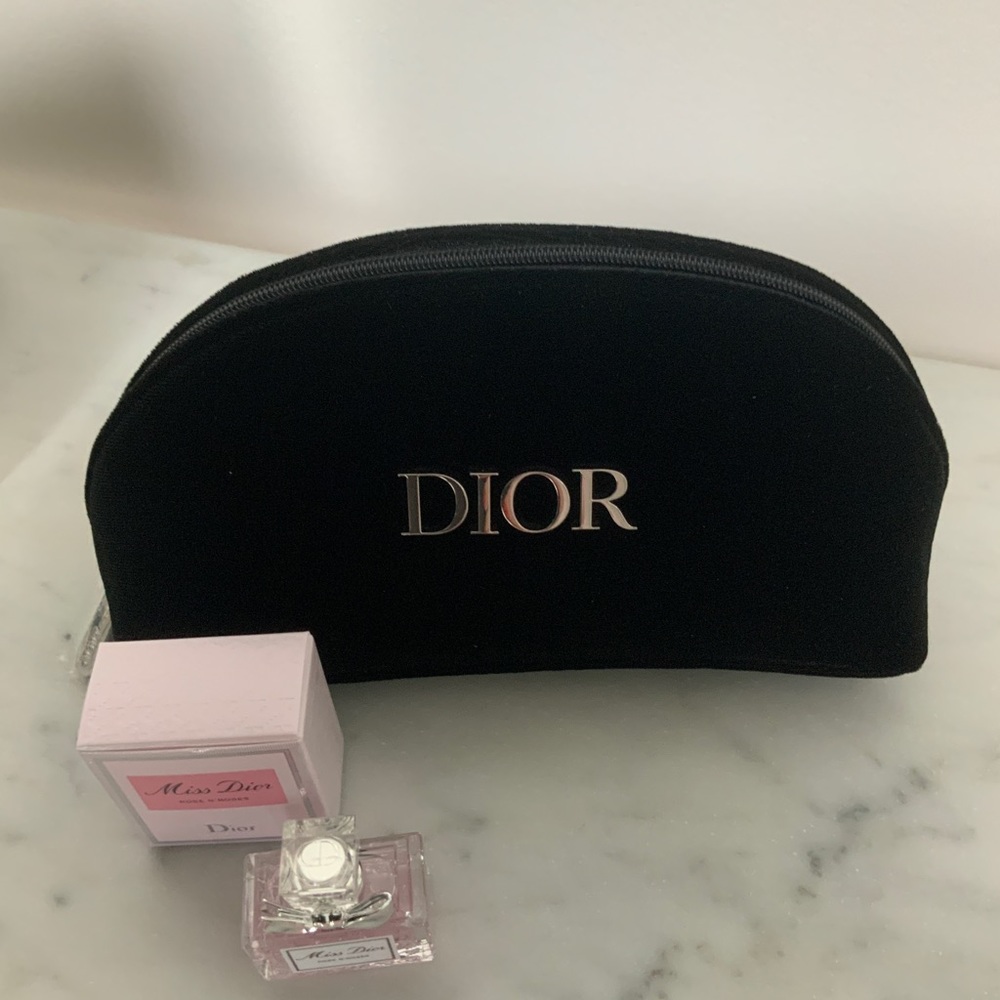 CHRISTIAN DIOR MISS DIOR Rose N’Roses Gift Box Make Up Pouch /DIOR Make … - Picture 3 of 5